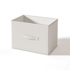소웰홈 패브릭 다용도 수납함, 1개, 화이트(가죽)A