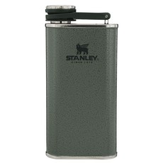 스탠리 스테인리스 스틸 플라스크 236.6ml, 1개, Green + Silver