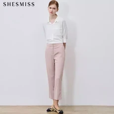 쉬즈미스SHESMISS 신축성좋은 솔리드 크롭 팬츠 택가격: 178000원 1015550