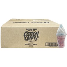 더블콘 솜사탕 2가지맛 (포도 딸기), 30개, 18g