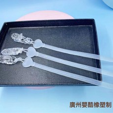 DFMEI 安撫奶嘴防丟鏈, 1個, 如圖, 單根硅膠防丟鏈/透明色(裸裝)