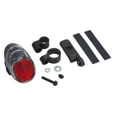 擋泥板和鞍座支架安裝太陽能尾燈, 1個, 紅+黑
