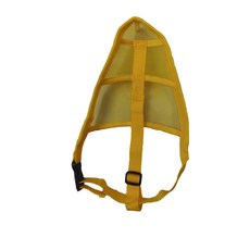 狗狗嘴套防亂吃防亂咬誤食寵物大型犬小狗套邊牧金毛嘴巴嘴罩口罩, 1個, 長款嘴套-黃色:XXS(建議6-11斤)