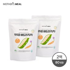[마더스밀] 아기 작두콩 배도라지차 2팩 (1g x 80ea), 상세설명 참조