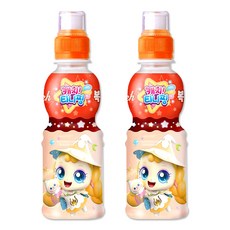 캐치티니핑 복숭아맛 페트음료수, 200ml, 2개