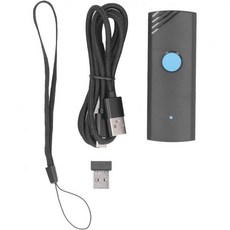바코드 스캐너 리더기 미니 2D 1D BT USB 태블릿 휴대폰 PC용 프리미엄 50m 전송 거리 스캔 노트북 PC 스마트폰, 바코드 스캐너 리더기 미니 2D 1D BT USB 태블