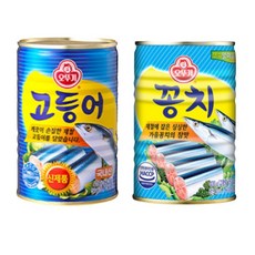 오뚜기 꽁치 고등어 통조림 찌개 400g, 1개