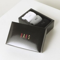 닥스 5004K [남성페이크삭스3족] 솔리드 골지 페이크삭스 3족세트 양말