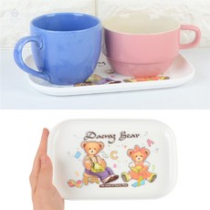 아토스타일 캐릭터 미니 접시 유아간식접시