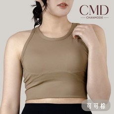 CMD CHANMODE 水滴鏤空美背運動背心, 可可棕,S, 1個