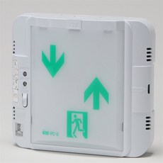 온지니 계단통로유도등 벽부형 소형 단면 좌하X우상 피난구유도등