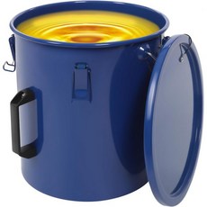 상업용 튀김기 오일 폐기통 6갤런 뜨거운 운반용 용기4개 잠금 클립 필터백 포함 녹 방지 탄소강 구조 냄새 차단 뚜껑, 상업용 튀김기 오일 폐기통 6갤런 뜨거운 운반용 용기4