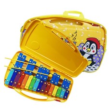 실로폰 노랑 미니실로폰 악기 장난감