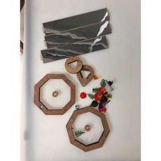 萬花筒 萬花筒兒童興趣創意玩具女孩手工diy材料望遠鏡懷舊網紅木質益智, 1個, 棕