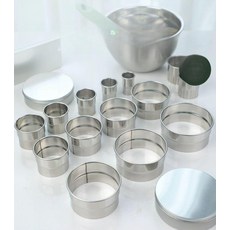 요리 플레이팅틀 원형 쉐프 디저트 음식 몰드 프레스 304스테인리스스틸 3인치 무스 링 8cm, 304스테인리스스틸 4인치 무스 링 10cm