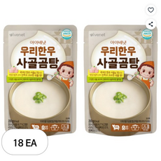 아이배냇 꼬마 유아국, 200g, 18개