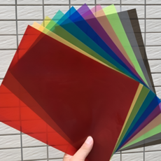 펴나나다 PVC A4 사이즈 컬러 셀로판지, 10개