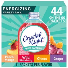 크리스탈라이트 버라이어티팩 휴대용 사이즈 (에너자이징) Crystal Light Variety Pack, 44개입, 2박스, 2g
