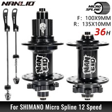 Nanlio 자전거 허브 X150 6 폴 3 치아 150 클릭 32 28 36 홀 HG SX NX 8 9 10 11 12 속도 윤활 소음 산악, BK 36H MS QR