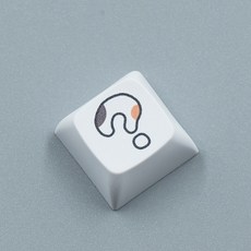 귀여운 작은 옥양목 고양이 키 캡 참신 DIY 기계식 키보드 캡용 XDA 프로필 보충, C co Cat N x1