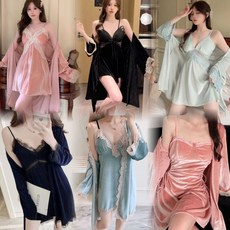 嘉義出貨 睡袍 冬天睡衣 長袖睡衣 胸墊睡衣 睡衣冬天 罩杯睡衣 新年衣服 絲絨 加厚 保暖 浴袍 蕾絲睡衣 吊帶睡裙