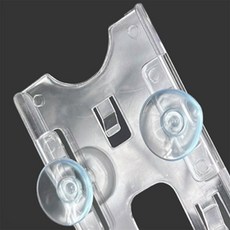 스냅잇 흡착식 주차증케이스 차량용주차카드케이스, 압착고무형(가로)