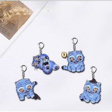 2026신상 kpop 헌터스 더피 피규어 키링, 1개, 옵션2 더피 키링4개