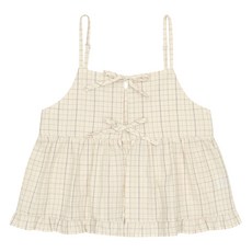 (머스크)에꼴리에 리본 묶음 체크 뷔스티에 초 중 고 캐쥬얼복