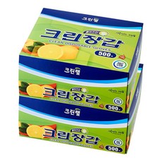 크린랩 크린장갑 500p, 500개입, 2개