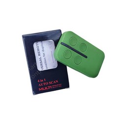 다중 주파수 자동 프로그래밍 범용 무선 게이트 롤링 코드 차고 문 원격 제어 방수 280-868mhz 4 in 1, 04 green, 1개