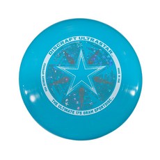 教練先生 Discraft Ultrastar 競技飛盤 爭奪賽飛盤 175克 美國製造, 土耳其藍綠 (雷射星星隨機 介意勿下單), 1個