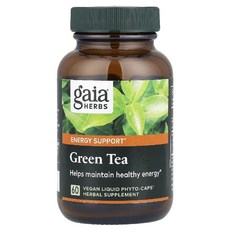 가이아허브 그린티 Green Tea 베지 액상 파이토 캡슐 60정, 1개