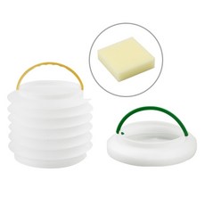 다민 접이식 휴대용미술물통 그림용물통 손잡이물감물통