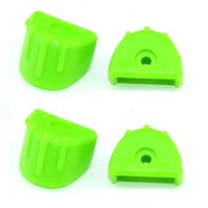 4pcs 충격 흡수 장치 및 유압 프레임 보호 보호 커버 충격 흡수 캡 1:8 1:10 RC 자동차 부품 HSP HPI, [05] green