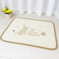 온더맷 면 발매트 세트, 베이지 레빗 1+1, 2개