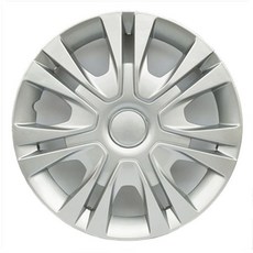 15인치 실버블랙 12-16인치 휠커버 세트 디자인 자동차 휠캡 4개, E 13인치 KY-실버