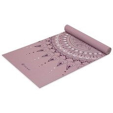 Gaiam 요가매트 4mm 미끄럼방지 운동 피트니스매트 요가 필라테스, Here & Now Dusty Rose, 1개