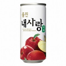 웅진 내사랑 사과 180ml x 60캔입 (30캔입x2박스), 60개