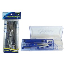 DAIHO 圓規尺組 學生幾何繪圖文具套裝, 1個