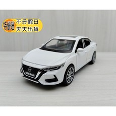 NISSAN 軒逸 SYPLHY 1:32 合金模型車 聲光車, 1個, 白色