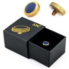 JJC 디럭스 나사식 소프트버튼 SRB-DGD-D 블루/선물, 1개, 단품