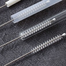 [췸이네]빨대 텀블러 청소 브러쉬 젖병 닦는솔 실리콘 호환 대형 세척솔 청소솔, 30cm, 1개, 상세페이지 참조