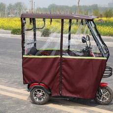 전동차캐노피 삼발이 캐노피 오토바이 플라스틱 전동 블루 비 천막 비커튼, 130 70 스몰드탑 가죽기모우렴, 1개