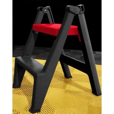 접이식 플라스틱 사다리 세차 발판 휴대용 스툴 세차장 간이 주방 도배