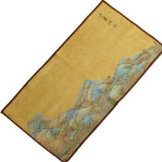 古畫絨布茶巾 茶席 千里江山, 古畫絨布 茶巾 茶席 千里江山, 1個