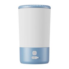 자동 전기 애완동물 발 세척기 휴대용 저소음 방수 컵 소형 및 중형 애완동물용, Blue-White