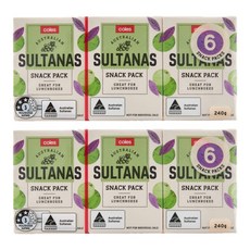 호주 콜스 오스트레일리안 술타나 건포도 Coles Australian Sultanas, 2개, 240g