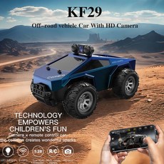 rc카 키덜트 호환 KF2 RC카 HD 카메라 FPV WIFI 기능 탑재 원격 조종 스턴트 12 24G SUV 무선 조종 등반 선물용, 2.Grey 1B