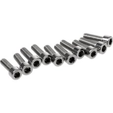 0Pcs M5*5 스테인리스 자전거 물병 케이지 볼트 홀더 육각 소켓 나사