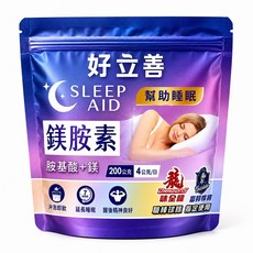 好立善 鎂胺素 胺基酸+鎂 幫助睡眠, 200g, 1個